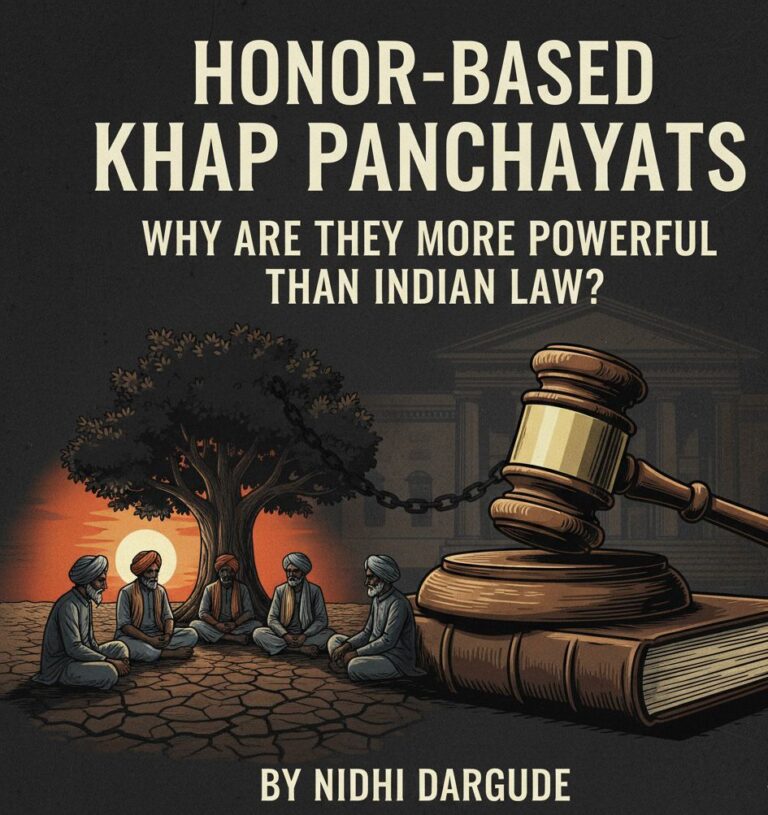 Why Are Honor-Based Khap Panchayats Are More Powerful Than Indian Law?